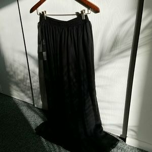 American Apparel Long Chiffon Skirt